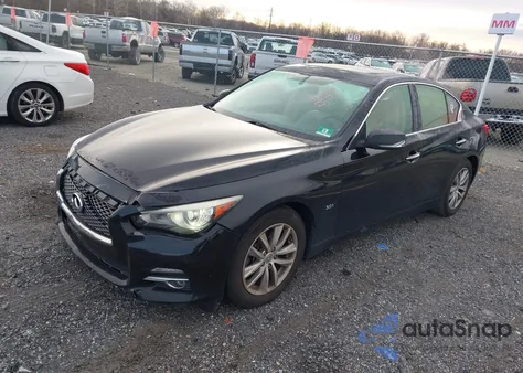 2016 Infiniti Q50 3.0T Premium from USA, damaged, VIN JN1EV7AR2GM345534